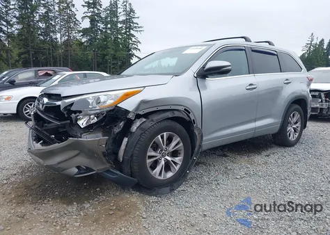 2016 Toyota Highlander Le/Le Plus from USA, damaged, VIN 5TDBKRFH5GS283877
